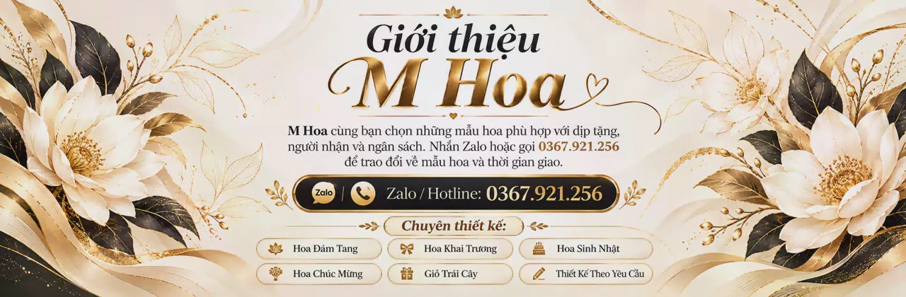 Ảnh bìa Shop hoa tươi Xã Đoài Phương Hà Nội - Chăm chút món quà từ sắc hoa